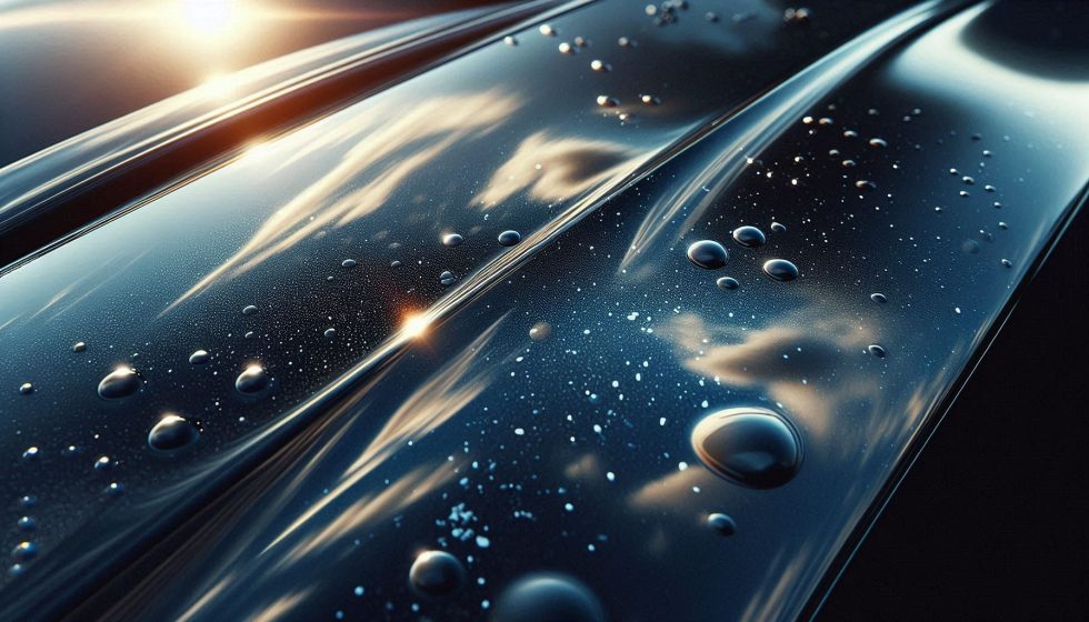Hard-water spots on vehicle paint