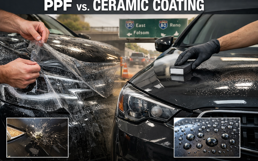 PPF vs Ceramic Coating: Which Paint Protection Makes Sense for Sacramento Freeway Commutes?