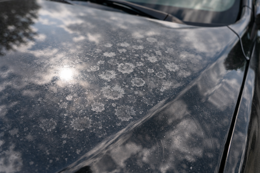 Sacramento hard water spots etched into clear coat before paint correction treatment
